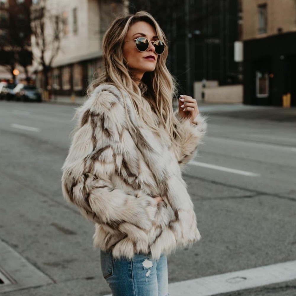 Vici faux fur coat